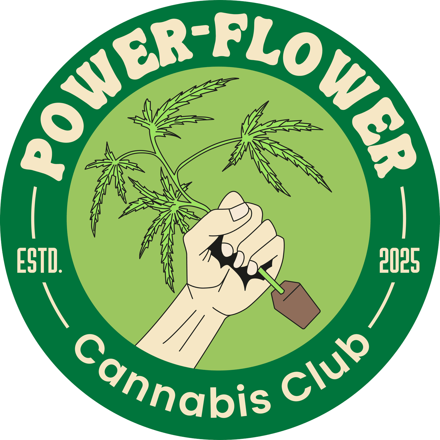 Power-Flower Cannabis Club Logo